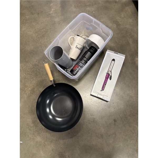 CONAIR INFINITI PRO CURLER, WOK AND TOTE WITH MUGS