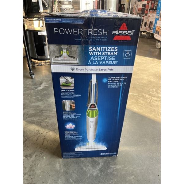 BISSELL POWER FRESH DELUXE STEAM MOP - TESTED WORKING, RETAIL $159