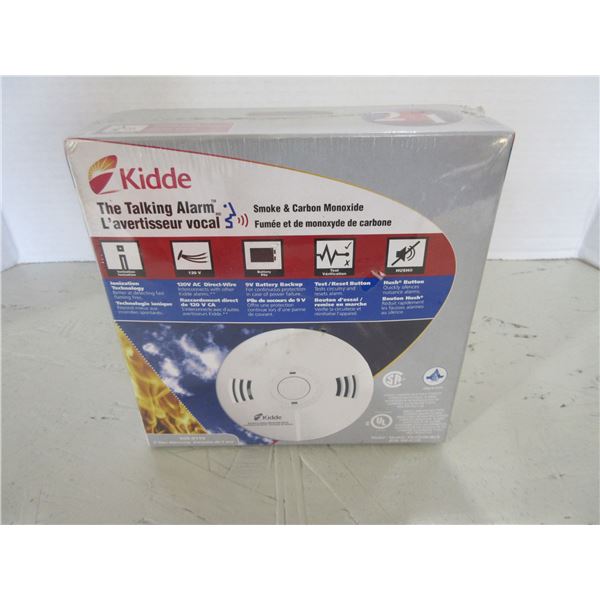 NEW:  KIDDE TALKING ALARM, SMOKE & CO DETECTOR