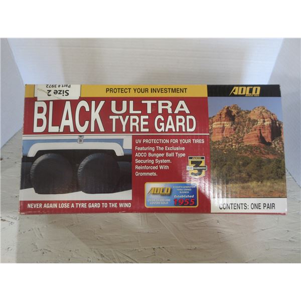 BLACK ULTRA TYRE GUARD (ONE PAIR)