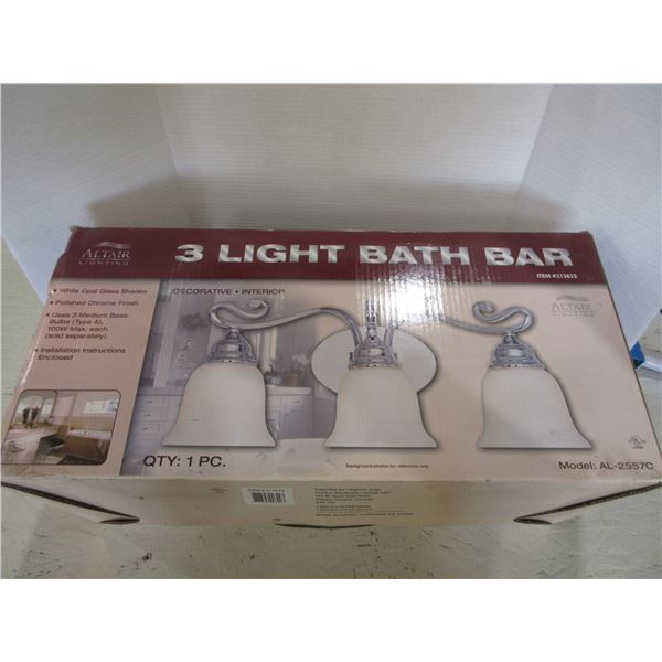 3 LIGHT BATH BAR LIGHT FIXTURE