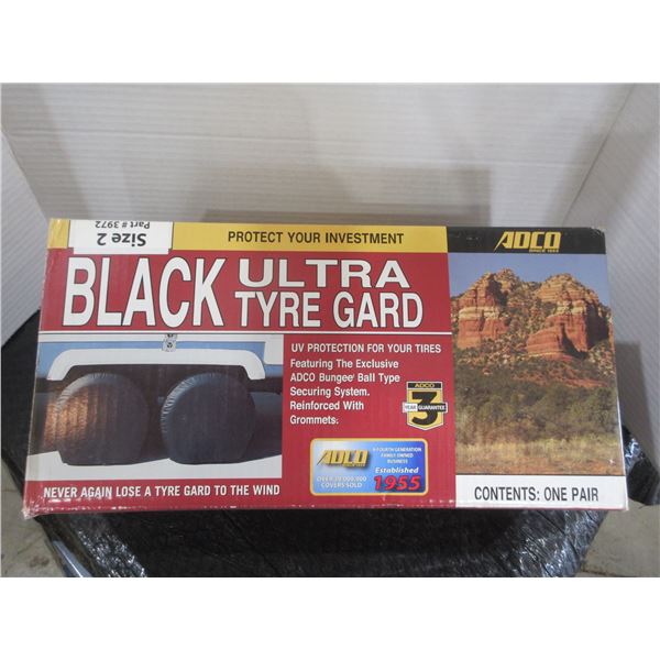 BLACK ULTRA TYRE GUARD (ONE PAIR)