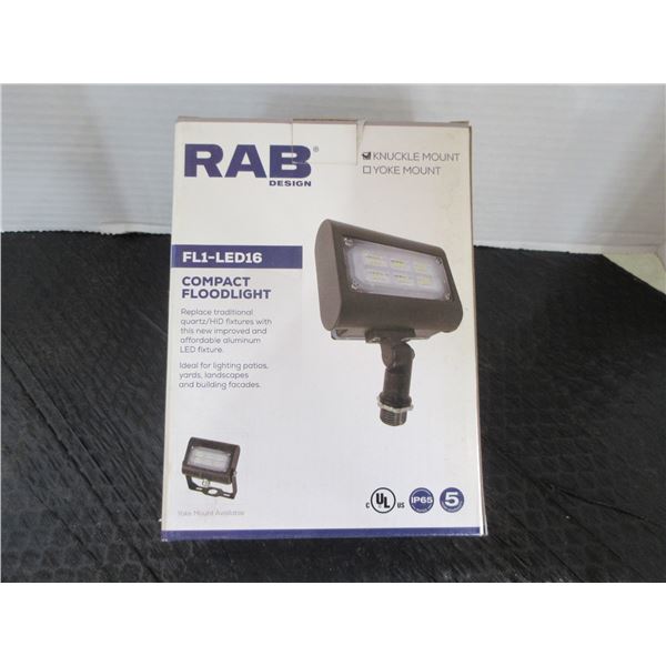 RAB COMPACT FLOOD LIGHT (FL1-LED16)