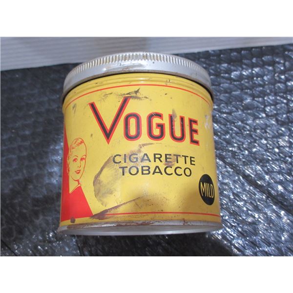 COLLECTABLE:  VOGUE TOBACCO TIN, DRILL CHUCKS & SCREWS