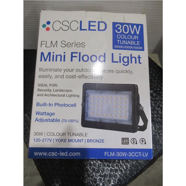 CSC LED MINI FLOOD LIGHT (30 W) (COLOR TUNABLE)