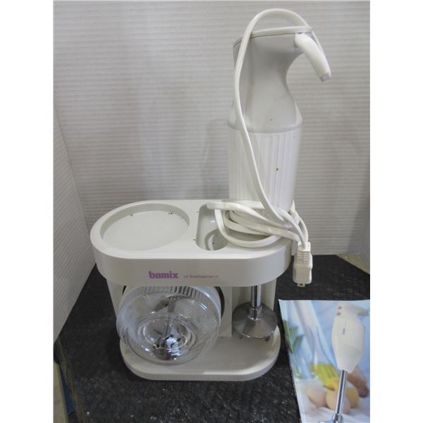 BAMIX HAND HELD MIXER & ATTACHMENTS