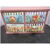 Image 1 : TEA CHEST C/W PORCELAIN DRAWERS (12"L X 4"W X 7"H)