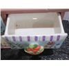 Image 2 : TEA CHEST C/W PORCELAIN DRAWERS (12"L X 4"W X 7"H)