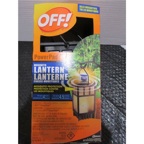 OFF POWER PAD MOSQUITO LANTERN