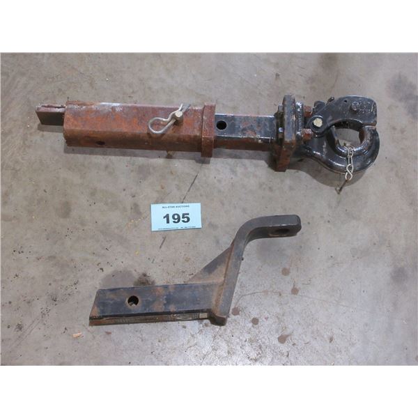 PINTLE HITCH, INSERT, REESE BALL MOUNT HITCH