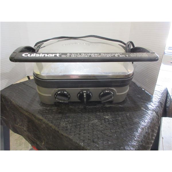 CUISINART 5 IN 1 GRIDDLER GOURMET