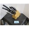 Image 5 : KNIFE BLOCK & ASSORTED KNIVES