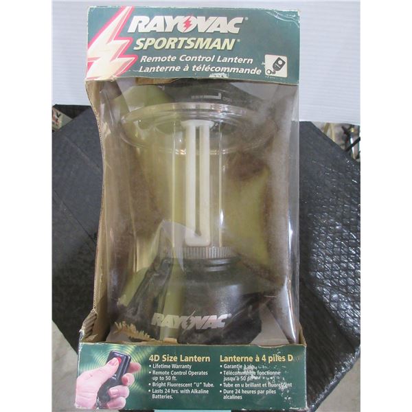 RAYOVAC REMOTE CONTROL LANTERN