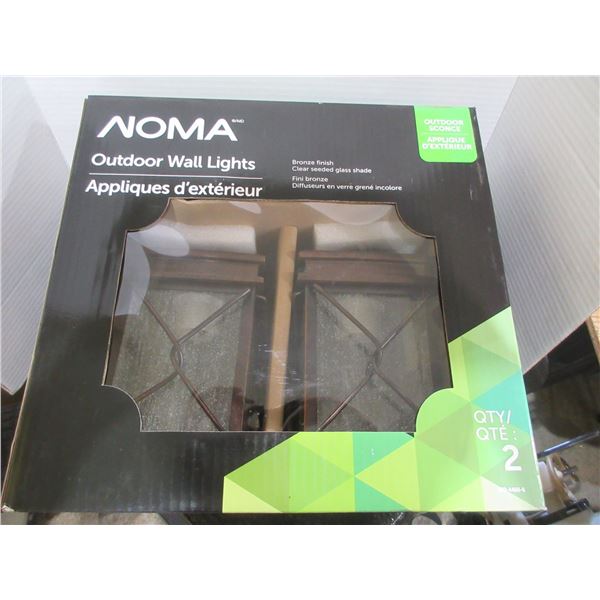 NEW:  NOMA OUTDOOR WALL LIGHTS (2)