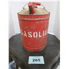 Image 2 : COLLECTABLE:  METAL GASOLINE CONTAINER
