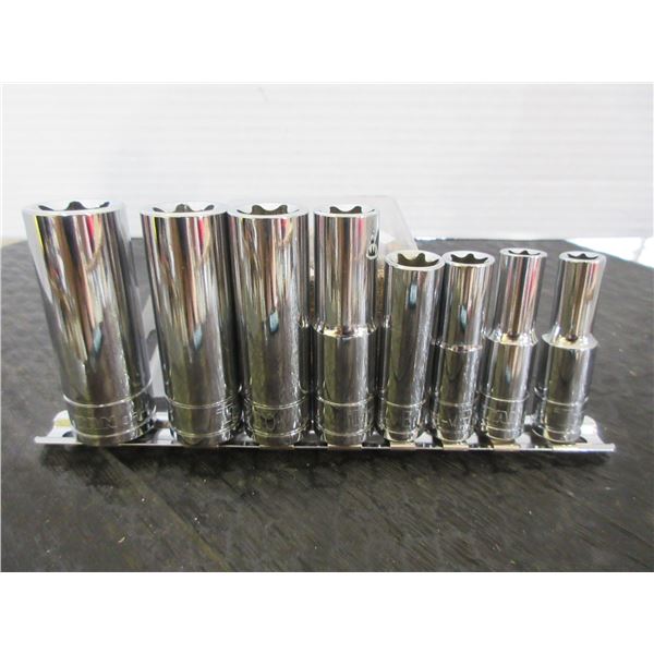 8 PIECE METRIC DEEP SOCKET SET