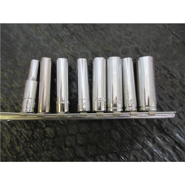 8 - ASSORTED DEEP SOCKETS