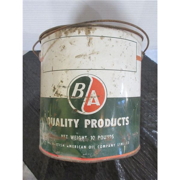 COLLECTABLE:  BA QUALITY PRODUCTS PAIL