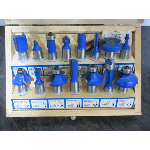 MAGNUM 15 PIECE ROUTER BIT SET (1/2")