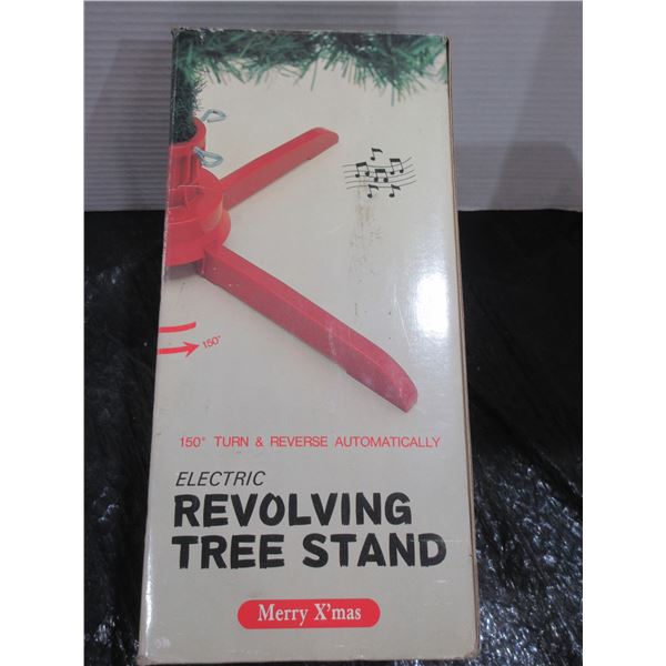ELECTRIC ARTIFICIAL TREE REVOLVING STAND