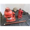 Image 1 : 2 BOTTLE JACKS, 1 HANDLE (20 TON & APPROX. 5 TON)