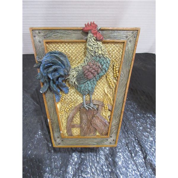 ROOSTER PLANTER (APPROX. 6"L X 6"W X 6"H)