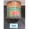 Image 3 : COLLECTABLE:  BA GREASE TIN & CONTENTS