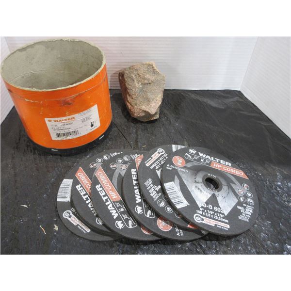 7 - WALTER 6" X 1/8" X 7/8" COMBO DISCS