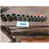 Image 2 : 11 PIECE CRAFTSMAN IMPACT SOCKET SET (7/16" - 1 1/16") (1/2" DRIVE)