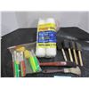 Image 1 : PAINT SUPPLIES (ROLLERS & BRUSHES)