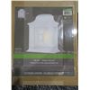 Image 2 : NEW:  3 WHITE OUTDOOR LANTERNS (APPROX. 9"L X 4.5"W X 11.5"H)