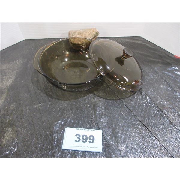 8" PYREX CASSEROLE & LID