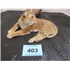 Image 3 : COLLECTABLE:  SANDY CAST TIGER LAYING ORNAMENT (APPROX. 12"W X 7"L X 5"H)