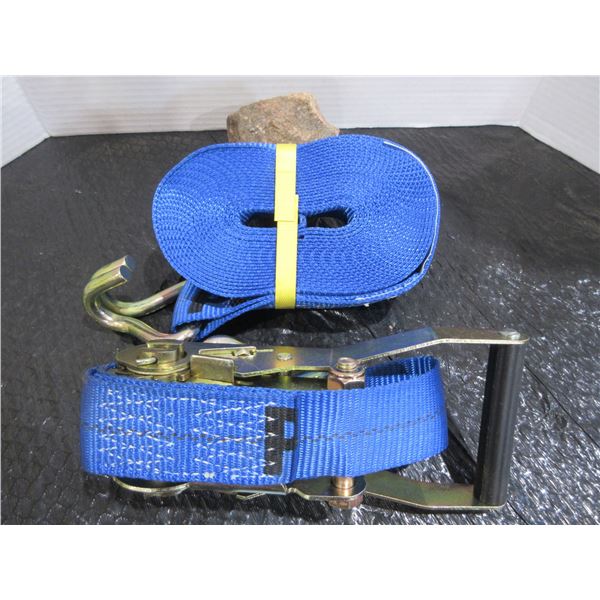 NEW:  2" X 27' RATCHET TIE DOWN