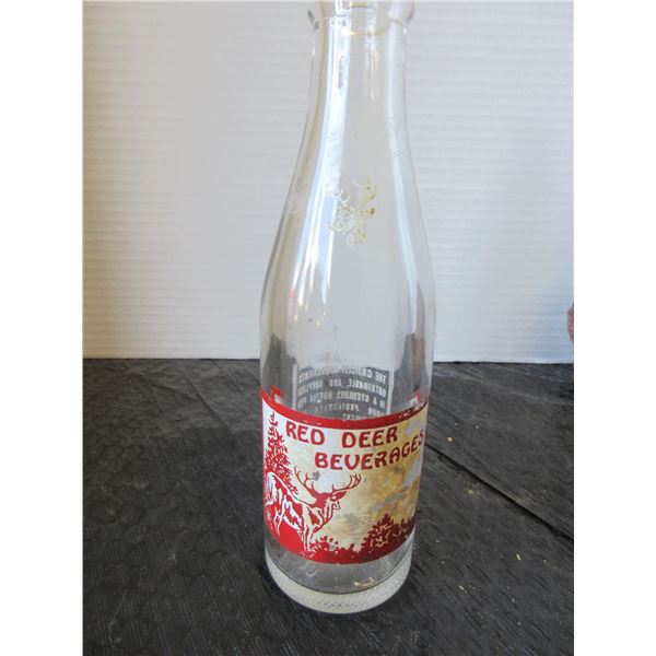 COLLECTABLE:  RED DEER BEVERAGE BOTTLE