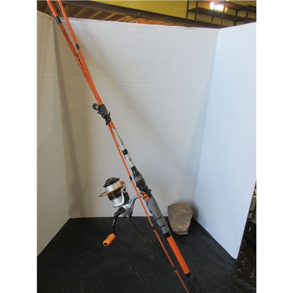 MAX STX FISHING ROD & REEL (ORANGE)