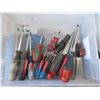 Image 1 : BIN C/W 13 ASSORTED SCREWDRIVERS