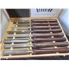 Image 2 : KING CANADA 8 PIECE WOOD LATHE CHISSEL SET IN BOX