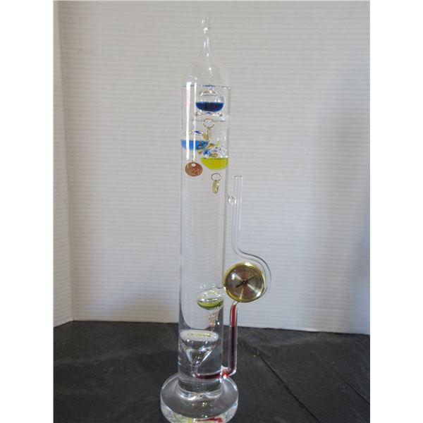 GALILEO THERMOMETER (APPROX. 17"H)