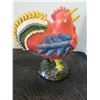Image 1 : ROOSTER ORNAMENT (CERAMIC & METAL) (APPROX. 11" H)