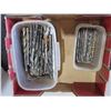 Image 1 : BOX C/W 2 BINS OF ASSORTED DRILL BITS (APPROX. 50)