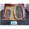 Image 2 : BOX C/W 2 BINS OF ASSORTED DRILL BITS (APPROX. 50)