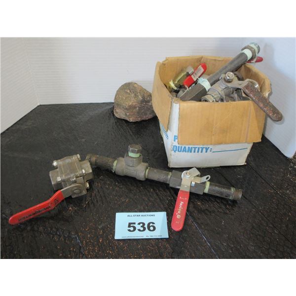 BOX C/W GAS FITTINGS, ETC