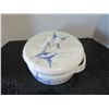 Image 2 : POTTERY CASSEROLE & LID (APPROX. 7" D)