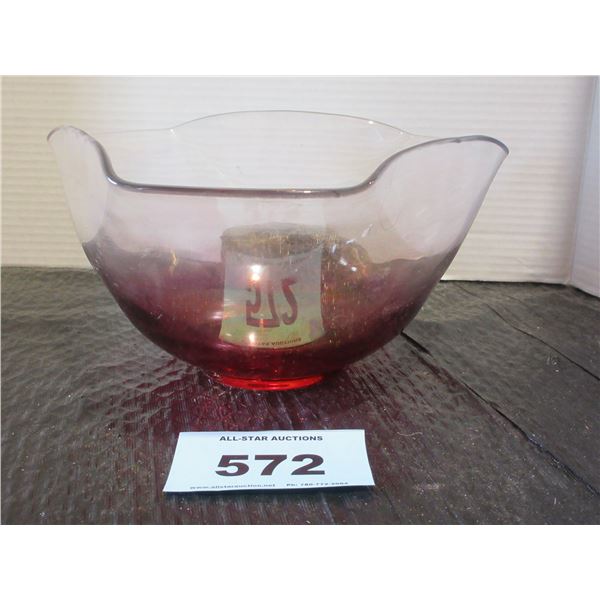 CRANBERRY BOWL (APPROX. 10"D X 6"H)