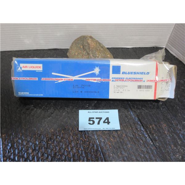 PARTIAL BOX C/W BLUESHIELD 3/32 X 12" WELDING RODS (LA7018)