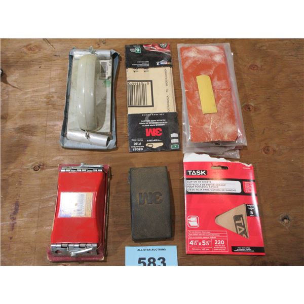 SANDING BLOCKS & SAND PAPER