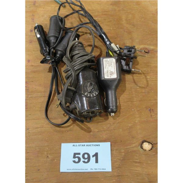 12 VOLT ADAPTORS (2), ENGRAVER