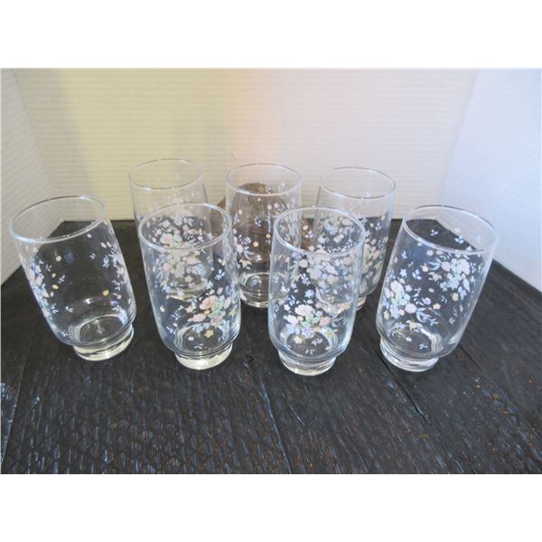 SET OF 7 JUICE GLASSES