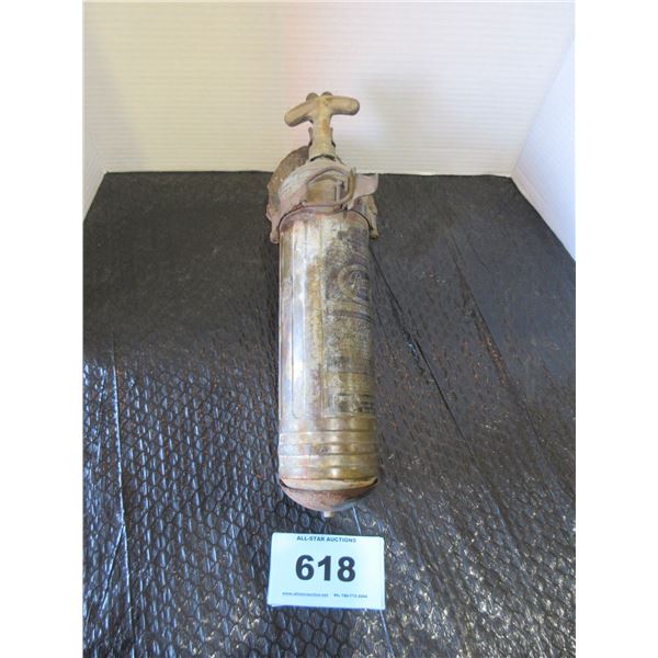 BRASS PYRENE FIRE EXTINGHISHER